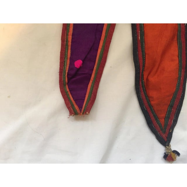 Indian Embroidered Mirror Valance For Sale - Image 5 of 7