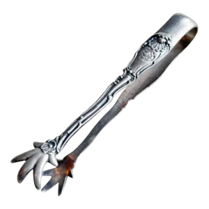 Antique Silver Plated Tongs From the Waldorf Astoria