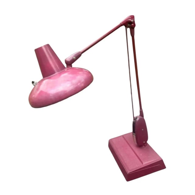 Dazor Dazor Floating Fixture Industrial Drafting Table Lamp Light #2c-2324 For Sale - Image 4 of 8