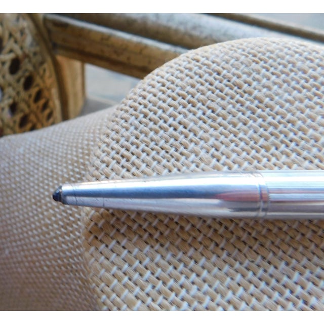 Metal Sterling Silver Antique Retractable Propelling Pencil For Sale - Image 7 of 13