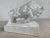 Mid Century Vintage Porcelain Blanc De Chin Sculpture of a Bull For Sale - Image 11 of 11