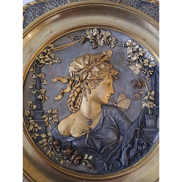 Art Nouveau Portrait Dish For Sale - Image 4 of 17