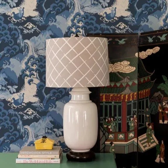 Inspired by the timeless, effortless chic of Chinoiserie, this glorious textile boasts a stunning scenic. Travel to a...