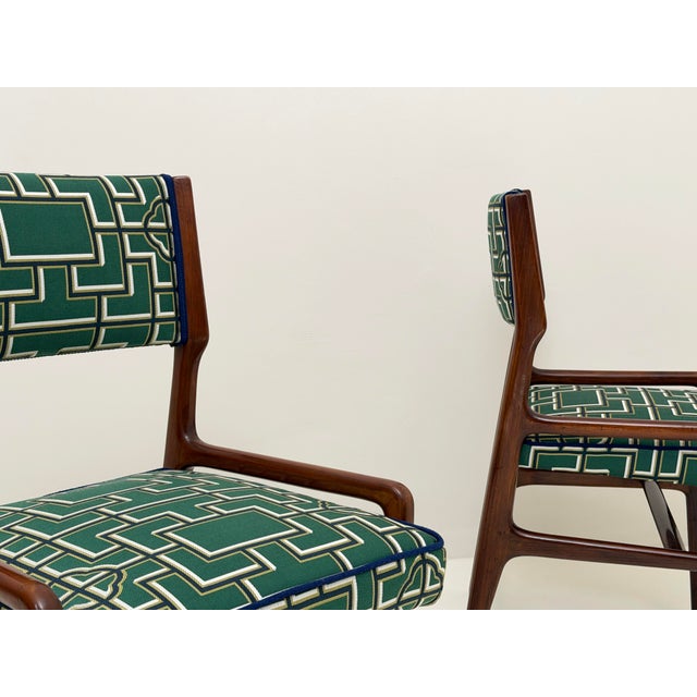 Cassina Model AP1676 Chairs by Gio Ponti for Cassina, 1952, Set of 2 For Sale - Image 4 of 6