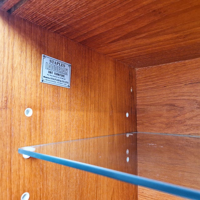 Vintage Two Bay Danish Wall Unit by Robert Heal for Heals Staples Ladderax, 1960s For Sale - Image 9 of 15