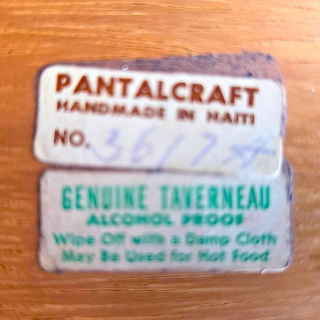 1960s Taverneau Wood Partitioned Tray/Platter Designed by Arthur Umanoff for Pantalcraft For Sale - Image 15 of 15