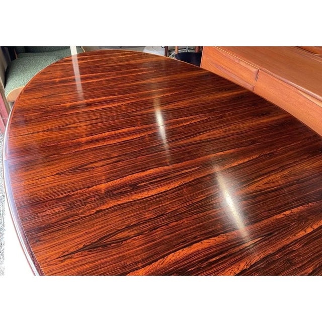 Danish Extendable Dining Table by Johannes Andersen for Uldum Møbelfabrik For Sale - Image 11 of 18