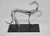 Laszlo Hoenig Attribute Art Deco Greyhound Sculpture Austria. Beautiful stylized White Brass Chrome plated sculpture on...