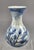 Antique Cantagalli Blue and White Savona Style Maiolica Cabinet Vase, Florence, 1884 For Sale - Image 3 of 13