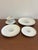 Mid 20th Century Mid 20th Century Royal Jackson Parisienne Black Floral Dinnerware Set, Service for 2 - 10 pcs For Sale - Image 5 of 8
