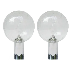 Small Space Age Table Lamps, 1970s, Set of 2