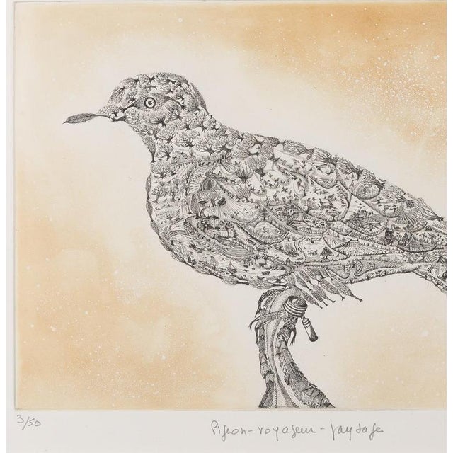 Maria Paletta, Carrier Pigeon, Etching For Sale - Image 4 of 6