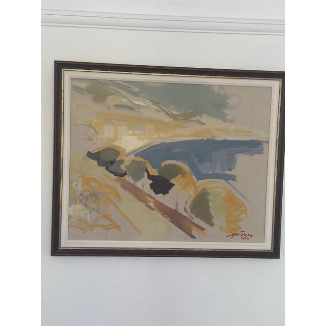 Alex Öberg, Coastal Fragments, 1960s, Oil on Canvas, Framed For Sale - Image 9 of 13