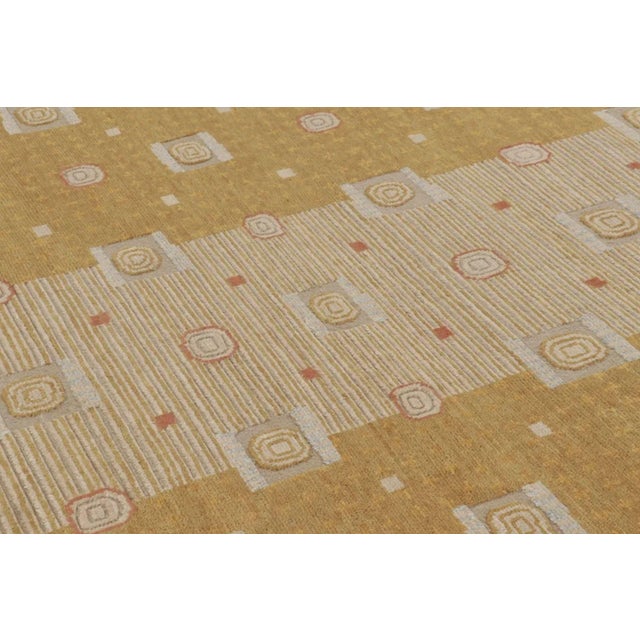 Rug & Kilim's Oversized Scandinavian Style Rug With Textural Pattern For Sale In New York - Image 6 of 11