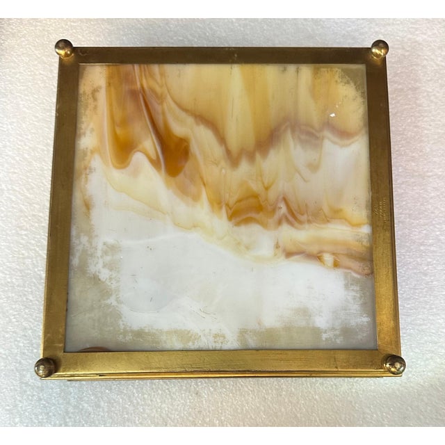 Early 20th Century Tiffany Studios Pine Needle Pattern Hankerchief Box For Sale - Image 9 of 10