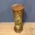 Ceramic Large Antique Painted Earthenware Column with Golden Pheasants For Sale - Image 7 of 18