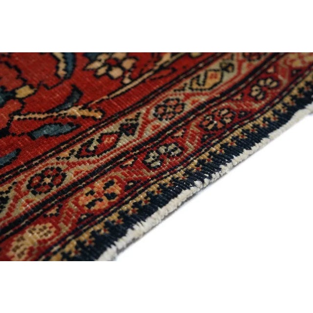 Textile Late 18th Century Antique Farahan Sarouk Rug 4'3'' x 6'2'' For Sale - Image 7 of 11