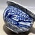 Ceramic Blue and White Phoenix & Grape Porcelain Bowl, Chinoiserie Decor Basin For Sale - Image 7 of 9
