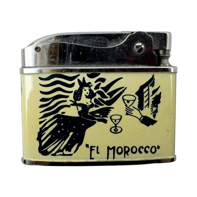 Ivory Vintage El Morocco Nyc Nightclub Cigarette Lighter New York City For Sale - Image 8 of 12
