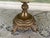 Fenton Log Cabin Hurricane Lamp Hand Painted on Custard Glass For Sale - Image 13 of 14