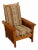 Stickley Mission Collection Oak Compact Morris Chair With Loose Cushions For Sale
