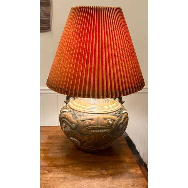 Tiki Mayan Gods Lamp For Sale - Image 10 of 12