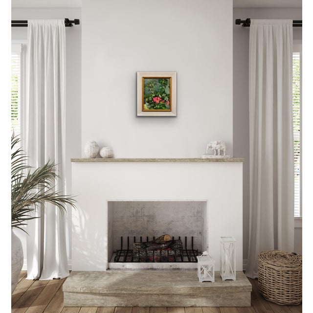 Diana Maxwell Armfield, Pink Primulas & Pot Plants Still Life, Oil Painting, 1970s For Sale - Image 14 of 18