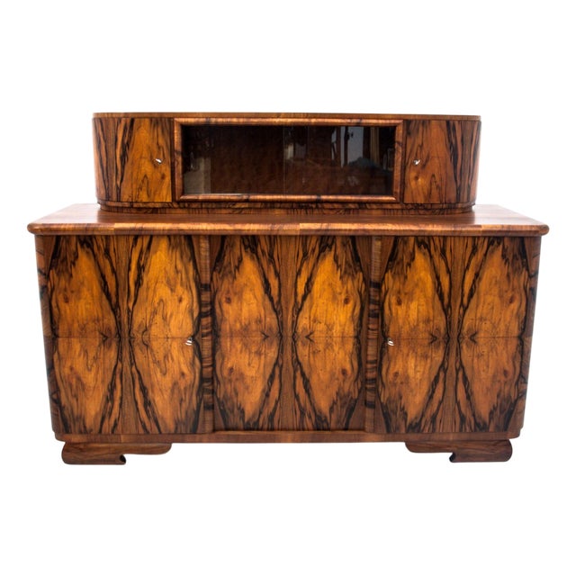 Art Deco Polish Sideboard, 1940s For Sale