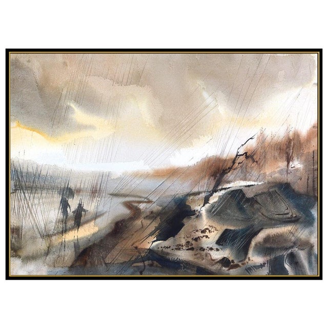 Message us to inquire about custom framing options! (Included for free with every purchase) The artwork here, "Walking...