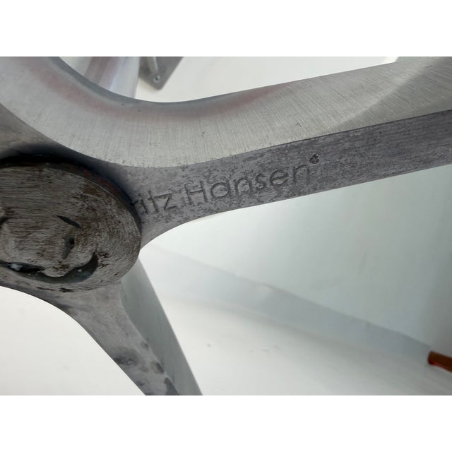 Superellipse Coffee Table Piet Hein & Bruno Mathsson for Fritz Hansen, 2007 For Sale - Image 9 of 13