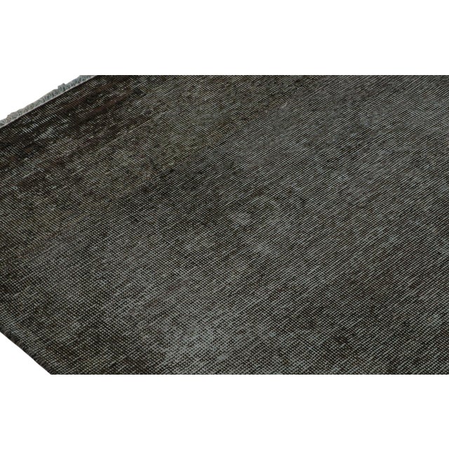 Rug & Kilim Vintage Persian Rug in Brown and Black by Rug & Kilim For Sale - Image 4 of 7