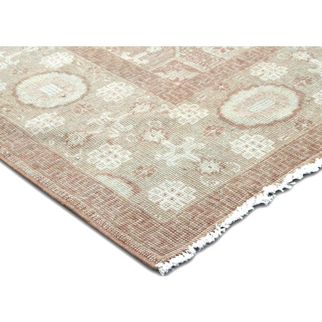 Traditional 1960s Uzbek Khotan Rug For Sale - Image 3 of 6