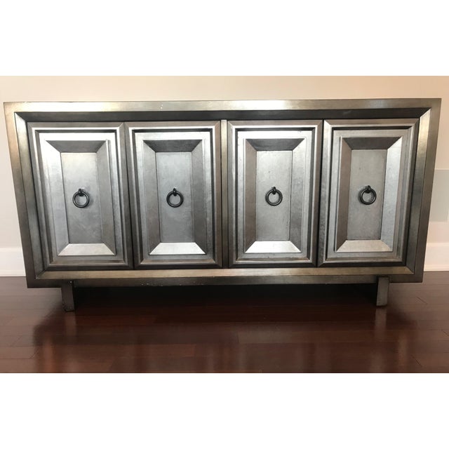 Silver Modern Silver Credenza/Sideboard For Sale - Image 8 of 8