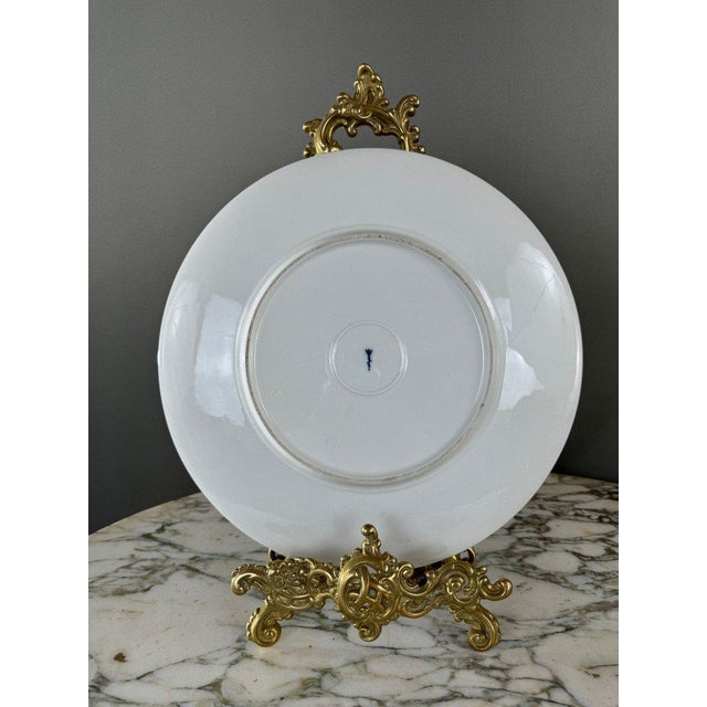 20th Century Porcelain Dinner and Dessert Plates from KMP Berlin, Set of 7 For Sale - Image 12 of 13