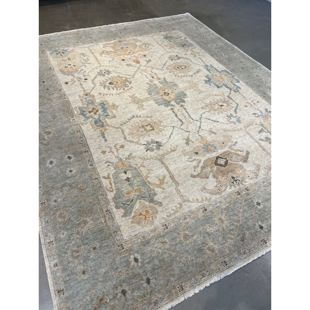 2020s Oushak Design Loloi Vincent 04 Stone Mist For Sale - Image 5 of 6