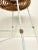 Wood Bamboo and Steel Stool in the style of Rohé, 1960s For Sale - Image 7 of 10