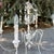 French Country Style Painted & Crystal Six-Light Chandelier For Sale - Image 10 of 10