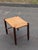 Vintage French Country Rush Footstool Stool For Sale - Image 4 of 5