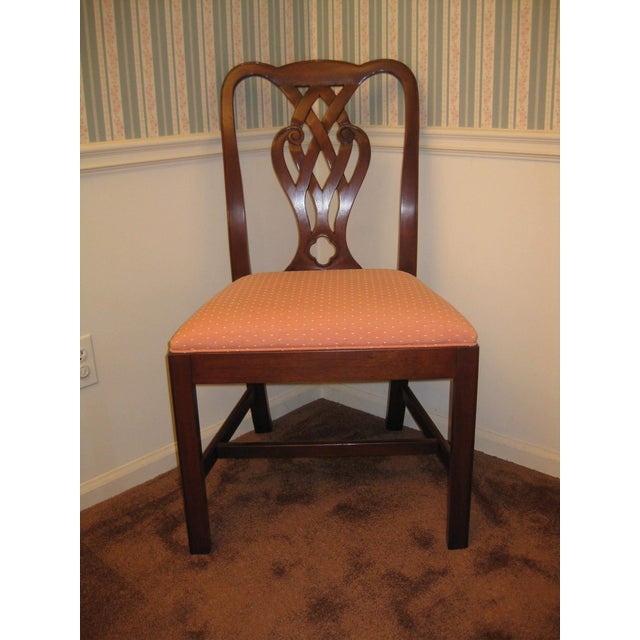 Baker Chippendale Pretzel Back Dining Chairs Set of 6 Chairish