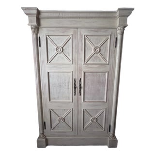 1990s Hollywood Regency Style Armoire Contemporary For Sale