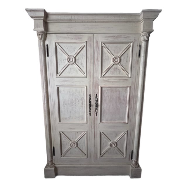 1990s Hollywood Regency Style Armoire Contemporary For Sale
