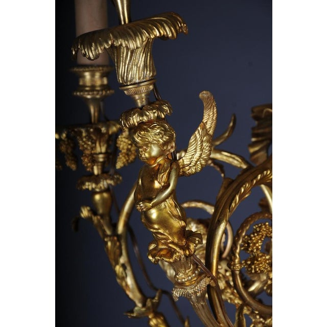 Large Louis XV Gilded Bronze Sconces, Set of 2 For Sale - Image 10 of 16