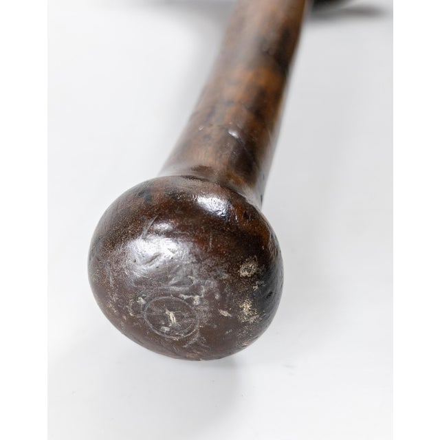 Brown 19th Century Unusual Carved Wood Ceremonial Club Sculpture, Pacific Islands For Sale - Image 8 of 16