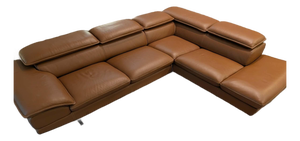 Late 20th Century Nicoletti-Calia Leather Sectional