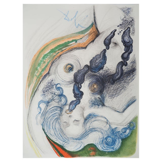 Salvador Dali, Casanova, Nude and Aphrodisiac Oysters, Original Engraving For Sale
