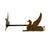 19th Century 19th Century Bronze and Wrought Iron Andirons Featuring Griffins, 1880, Set of 2 For Sale - Image 5 of 14