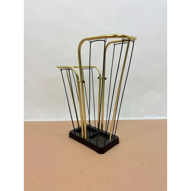 Metal Mid-Century Umbrella Stand, 1950s For Sale - Image 7 of 8