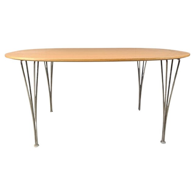 Superellipse Table by Bruno Mathsson and Piet Hein for Fritz Hansen, 2007 For Sale - Image 13 of 13
