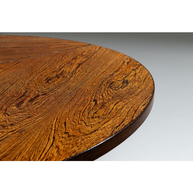 Tripod Dining Table in Wenge by Gerard Geytenbeek, Netherlands, 1960 For Sale - Image 9 of 14
