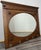 Brown Vintage French Style Carved Oak Wall Mirror For Sale - Image 8 of 10